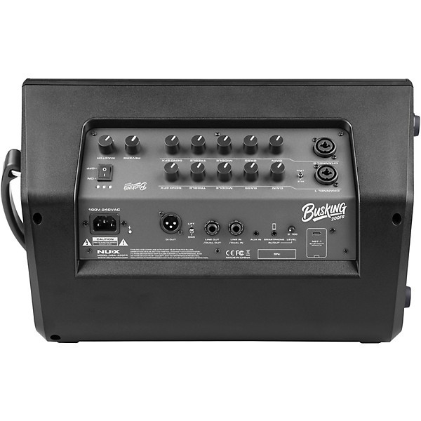 NUX Busking 200FR Battery-Powered FRFR Speaker - Black (NUX NBA-200FR) | Musician Madness