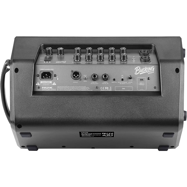 NUX Busking 200FR Battery-Powered FRFR Speaker - Black (NUX NBA-200FR) | Musician Madness