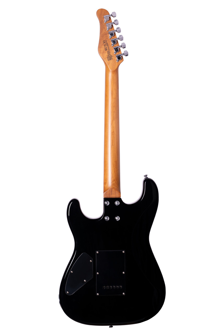 Washburn Sonamaster Elite Double Cutaway Electric Guitar - Flame Black Burst (SE2FTB-U) | Musician Madness