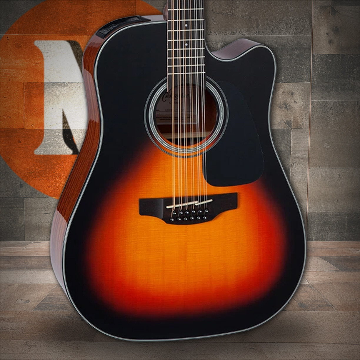 Takamine GD30CE-12 Acoustic Guitar - Gloss Brown Sunburst (TAKGD30CE12BSB) | Musician Madness