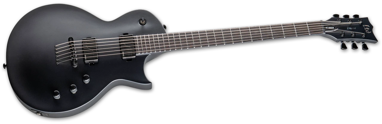 LTD EC-1000 Bariton Electric Guitar - Charcoal Metallic Satin (LEC1000BCHMS) | Musician Madness