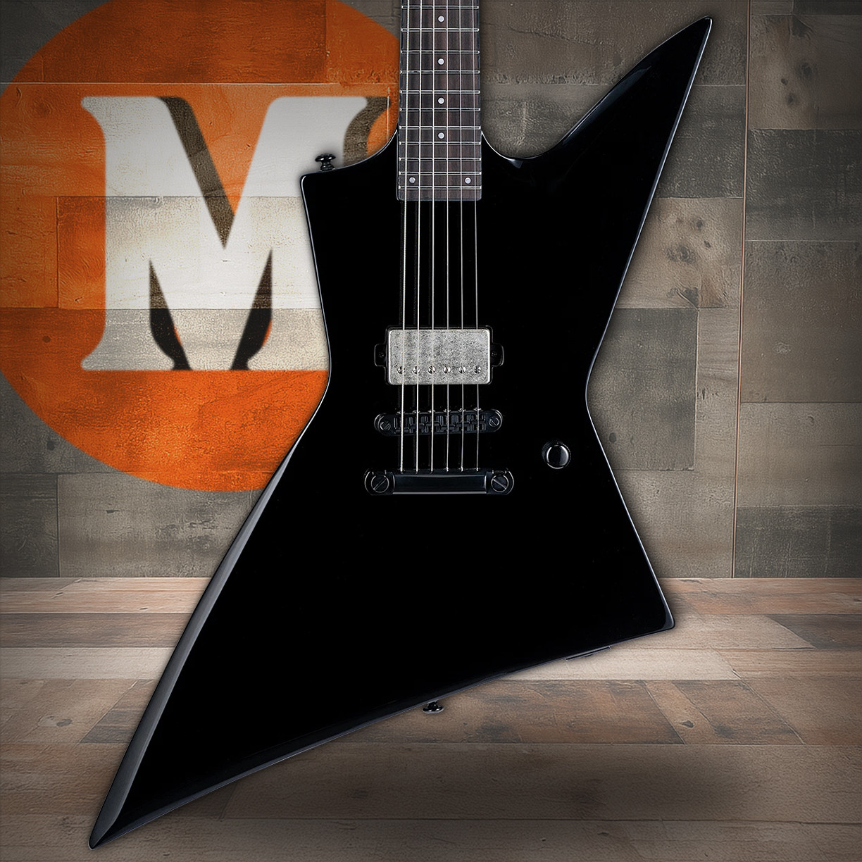 LTD EX-201 Electric Guitar - Back (LEX201BLK) | Musician Madness