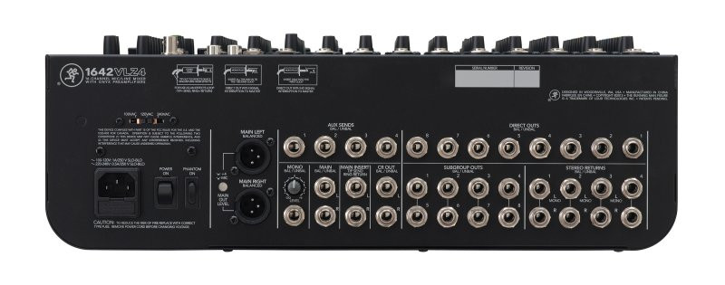 Mackie 1642VLZ4 16-Channel Compact 4-Bus Mixer (1642VLZ4-U) | Musician Madness