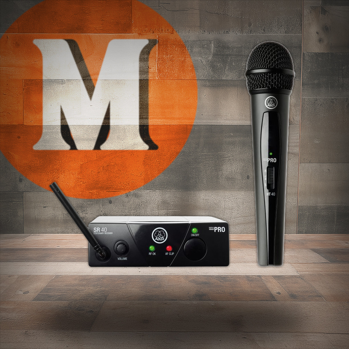 AKG WMS40 Mini Vocal Wireless System. Band-US25-D (3347X00140-U) | Musician Madness