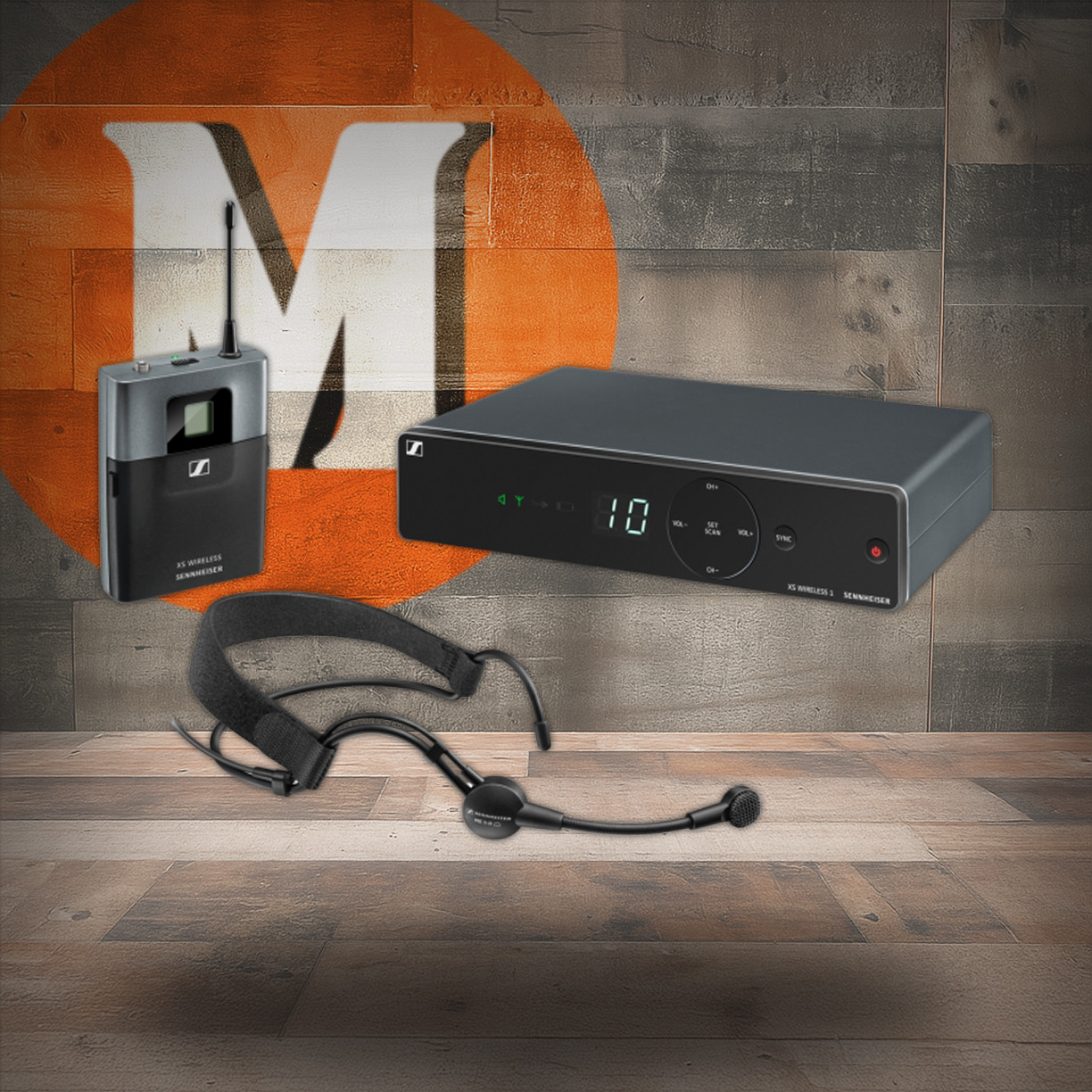 Sennheiser 506987 XSW 1?ME3 Wireless Headset Microphone System with ME 3 Headmic  A Band (506987-U) | Musician Madness