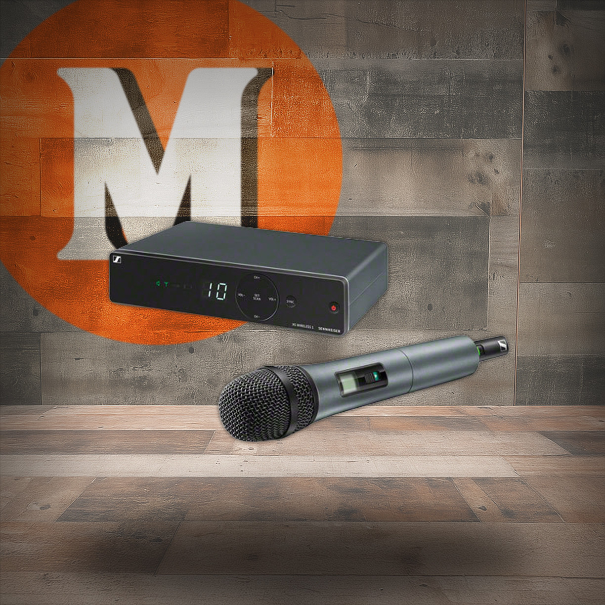 Sennheiser XSW 1-825-A Wireless Handheld Vocal Microphone System w/e825 Capsule (507108-U) | Musician Madness