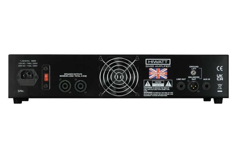 Hiwatt Bulldog 440 Studio - 500W Bass Amplifier (BD440STUDIO-U) | Musician Madness