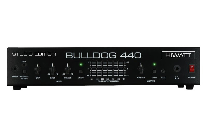 Hiwatt Bulldog 440 Studio - 500W Bass Amplifier (BD440STUDIO-U) | Musician Madness