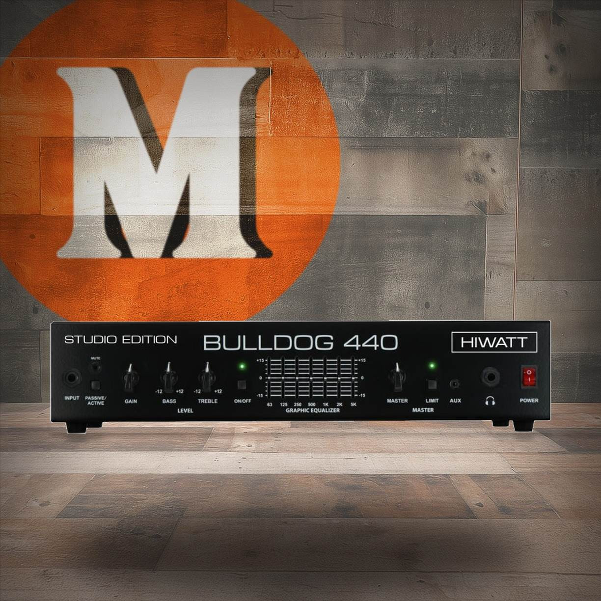 Hiwatt Bulldog 440 Studio - 500W Bass Amplifier (BD440STUDIO-U) | Musician Madness