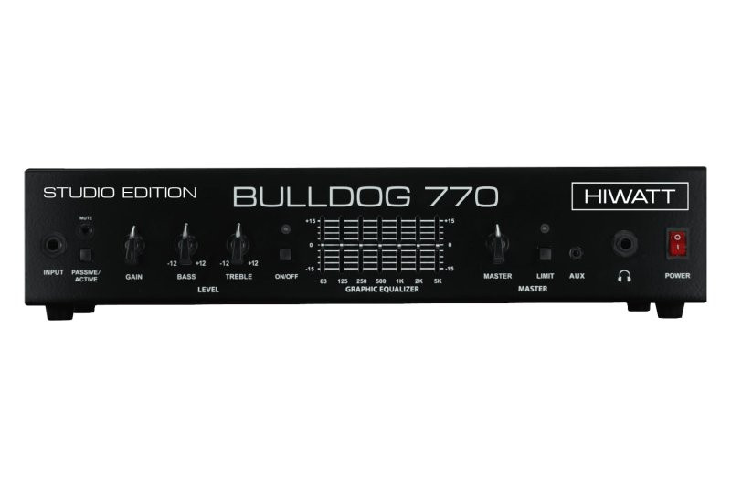 Hiwatt Bulldog 770 Studio - 770W Bass Amplifier (BD770STUDIO-U) | Musician Madness