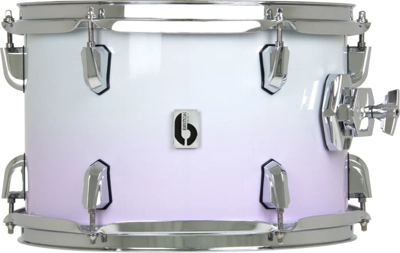 British Drum Co. ENG-10-7-RT-LVH Enigma Series Tom. Lavender Haze 10" x 7" (ENG-10-7-RT-LVH-U) | Musician Madness