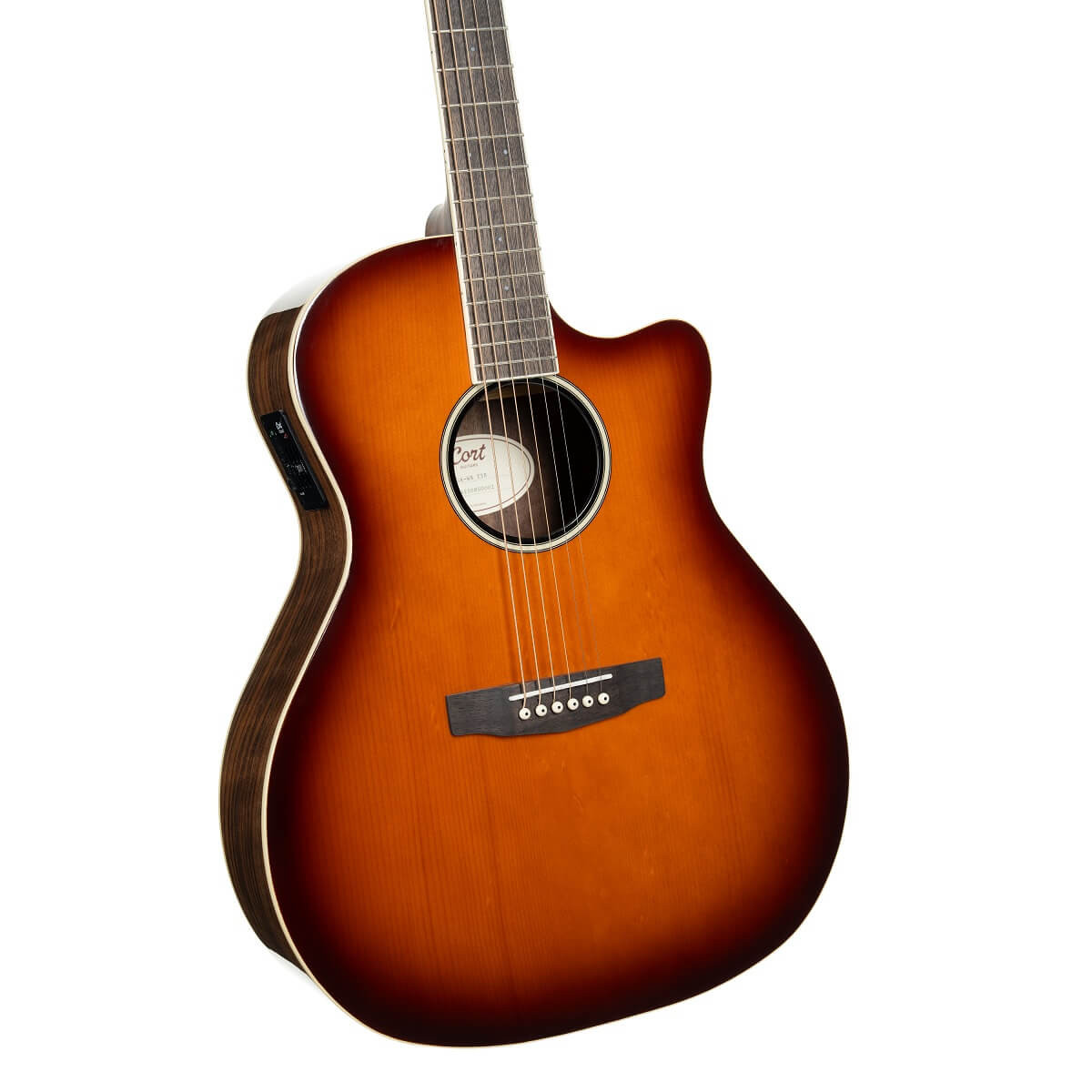 Cort Exotic Series GA Walnut Acoustic Electric Guitar - Sunburst Finish (EXOTICGAWALNUTSS-U) | Musician Madness