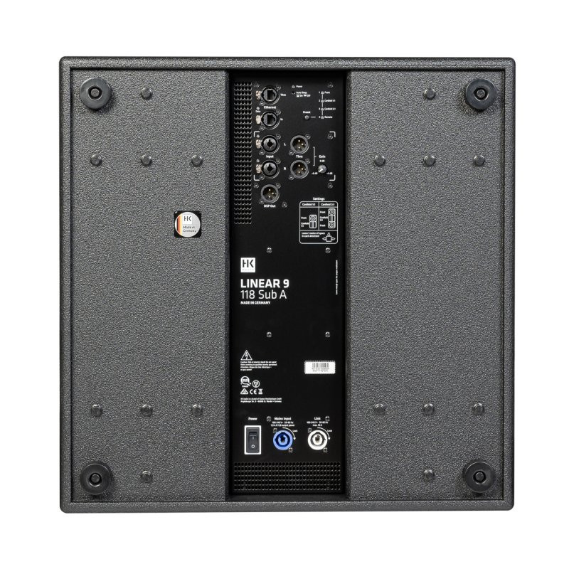 HK LINEAR-9-118-SUB-A 1100 Watt 18" Active Subwoofer (LINEAR-9-118-SUB-A-U) | Musician Madness
