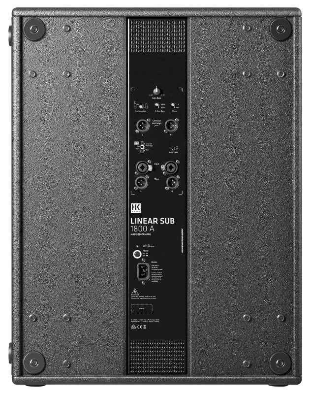 HK LINEAR-SUB-1800-A 1200 Watt 18" Active Subwoofer (LINEAR-SUB-1800-A-U) | Musician Madness