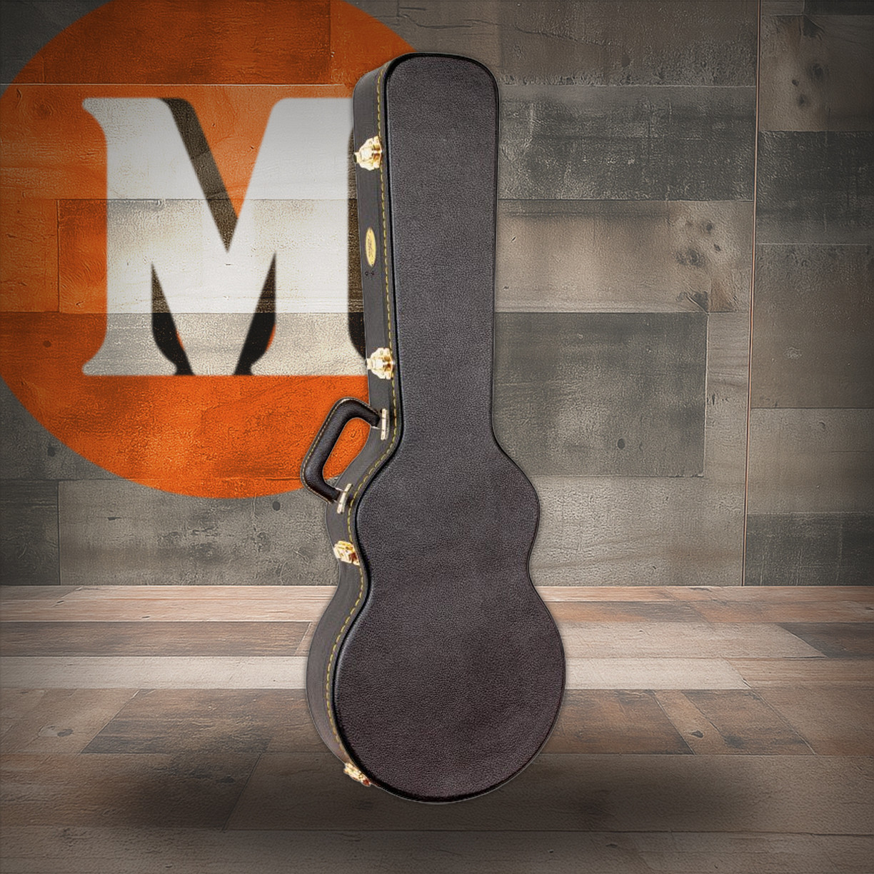 MBT MBTLPGCWBK Wooden Single Cutaway Electric Guitar Case. Black (MBTLPGCWBK-U) | Musician Madness