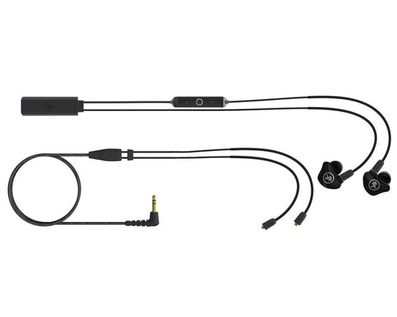 Mackie MP-220-BTA Dual Dynamic Driver Professional In-Ear Monitors with Bluetooth Adapter (MP-220-BTA-U) | Musician Madness