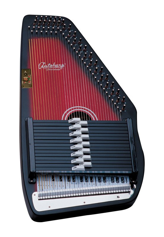 Oscar Schmidt OS15B 15 Chord Acoustic Auto Harp. Tobacco Sunburst (OS15B-U) | Musician Madness