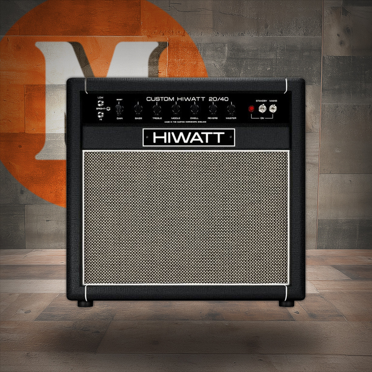 Hiwatt Studio Stage Combo 1x12 - Custom Hiwatt 20/40W Combo w/ 1x12" Fane Speaker. Purpleback (SS2040C112-150-U) | Musician Madness