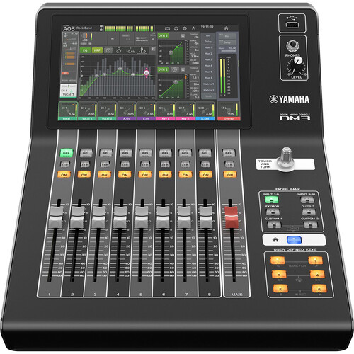 Yamaha Professional 22-channel Ultra-compact Digital Mixer with Dante (DM3-D) | Musician Madness