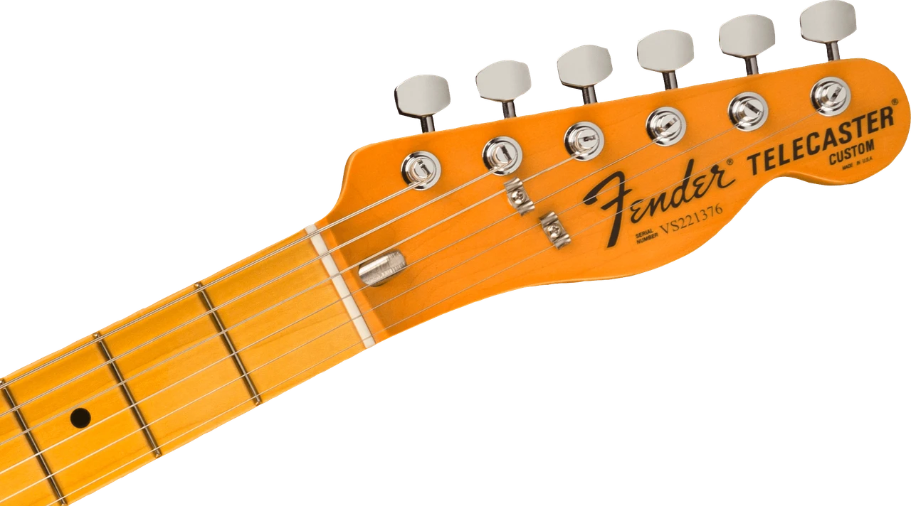 Fender American Vintage II 1977 Telecaster Custom Electric Guitar, Maple Fingerboard - Black | Musician Madness