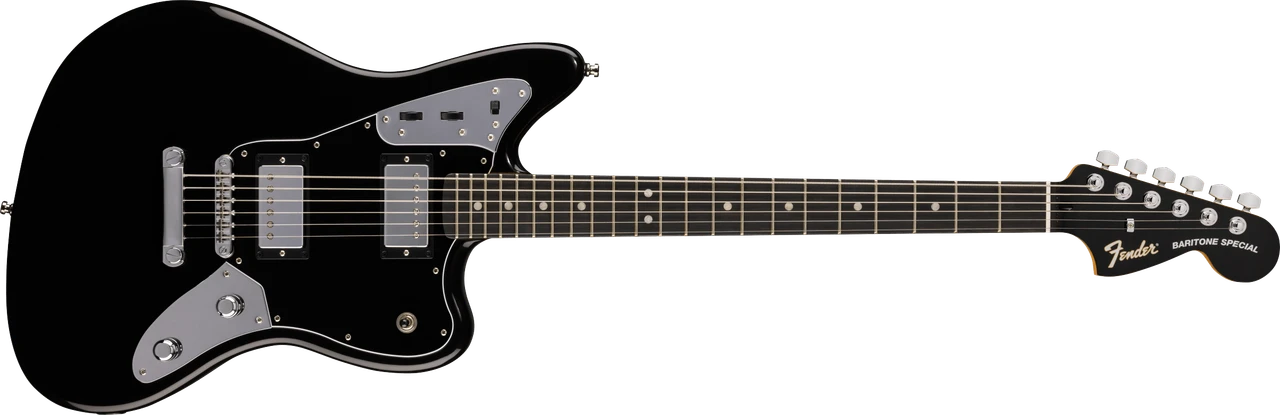 Fender Limited Edition Player Fusion Jaguar Baritone Special - Black (014-2831-306) | Musician Madness