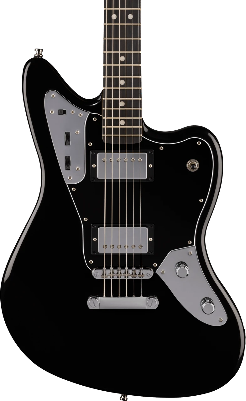 Fender Limited Edition Player Fusion Jaguar Baritone Special Electric Guitar - Black | Musician Madness
