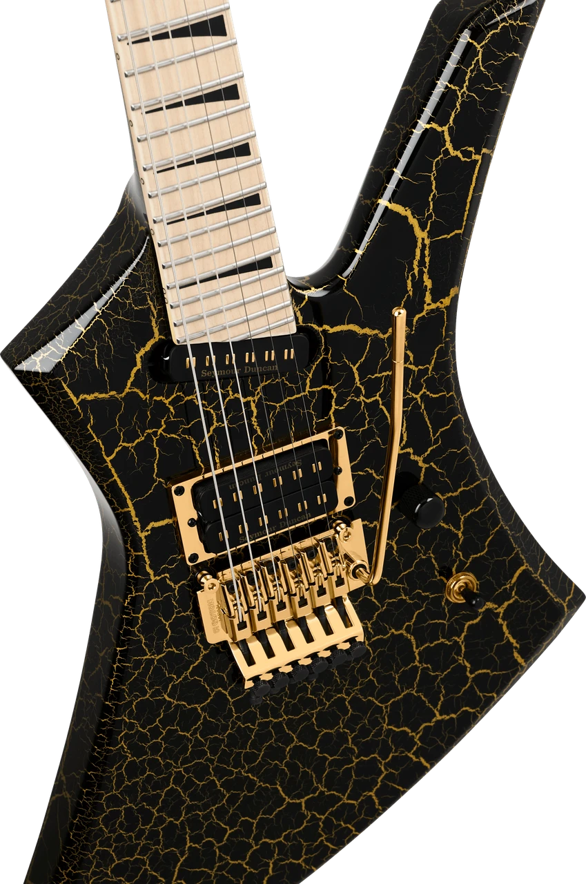 Jackson Pro Plus Series Signature Brandon Ellis Kelly KE27 Electric Guitar - Gold Crackle | Musician Madness