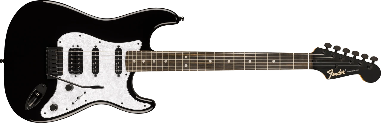 Fender Limited Edition Player Fusion Stratocaster HSS Electric Guitar - Black | Musician Madness
