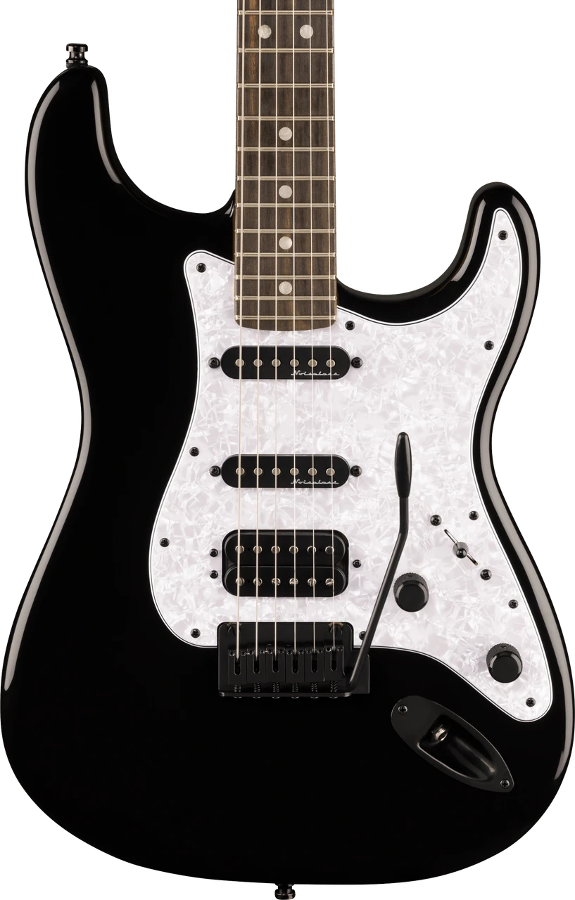Fender Limited Edition Player Fusion Stratocaster HSS Electric Guitar - Black | Musician Madness