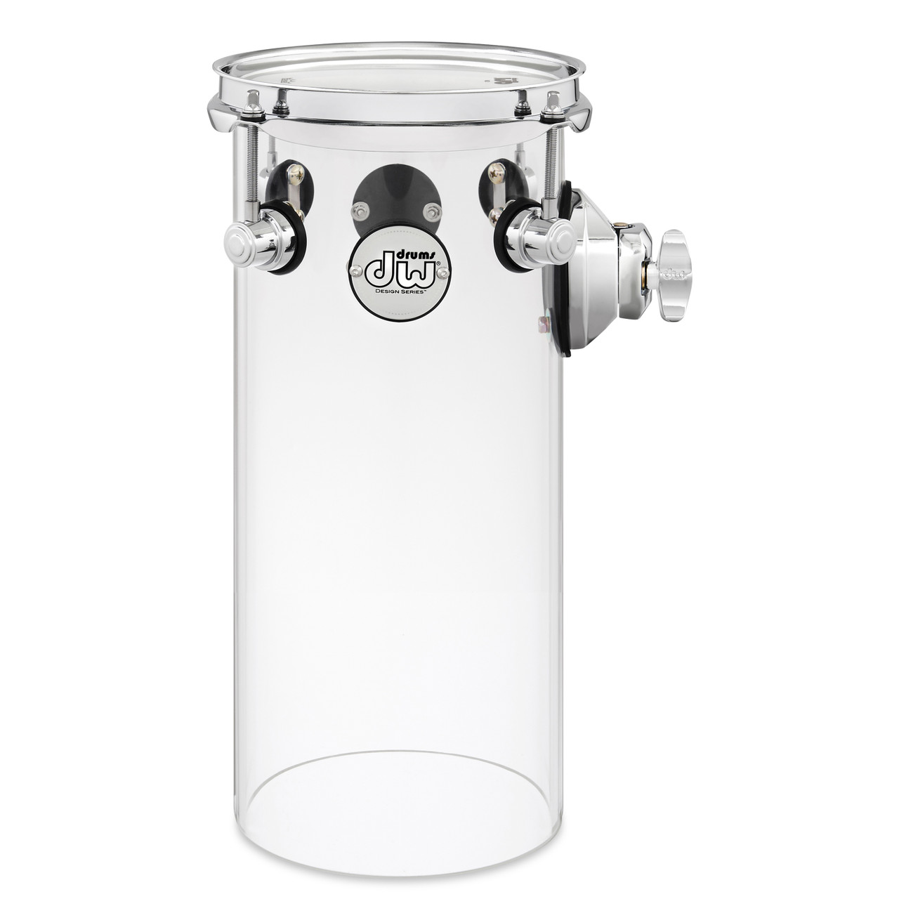 DW Design Series Rata Tom 14" x 6" Clear Acrylic with TB12 (DDAC1406RTCL) | Musician Madness