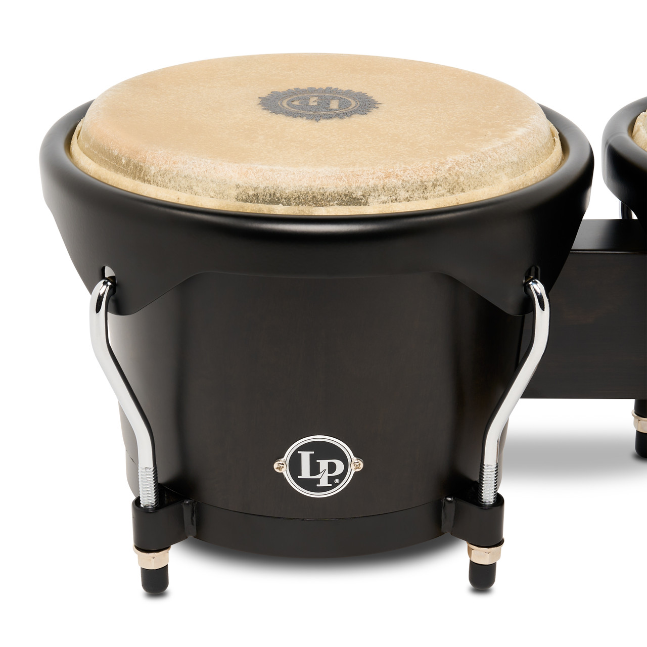 Latin Percussion City II 6" and 7" Mango Bongos - Mango Black (LP601NYII-BK) | Musician Madness