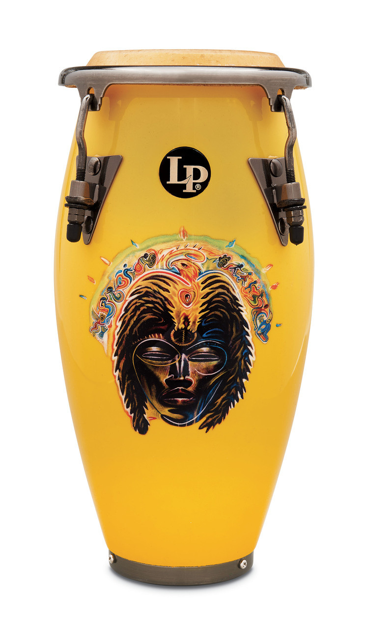 Latin Percussion Santana Africa Speaks Mini Conga - Yellow (LPM197-SAS) | Musician Madness
