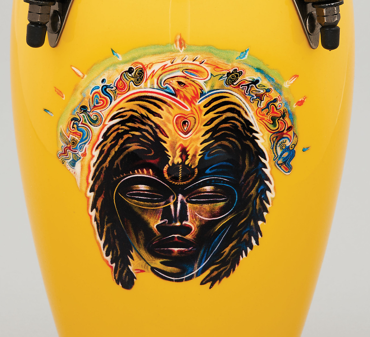 Latin Percussion Santana Africa Speaks Mini Conga - Yellow (LPM197-SAS) | Musician Madness