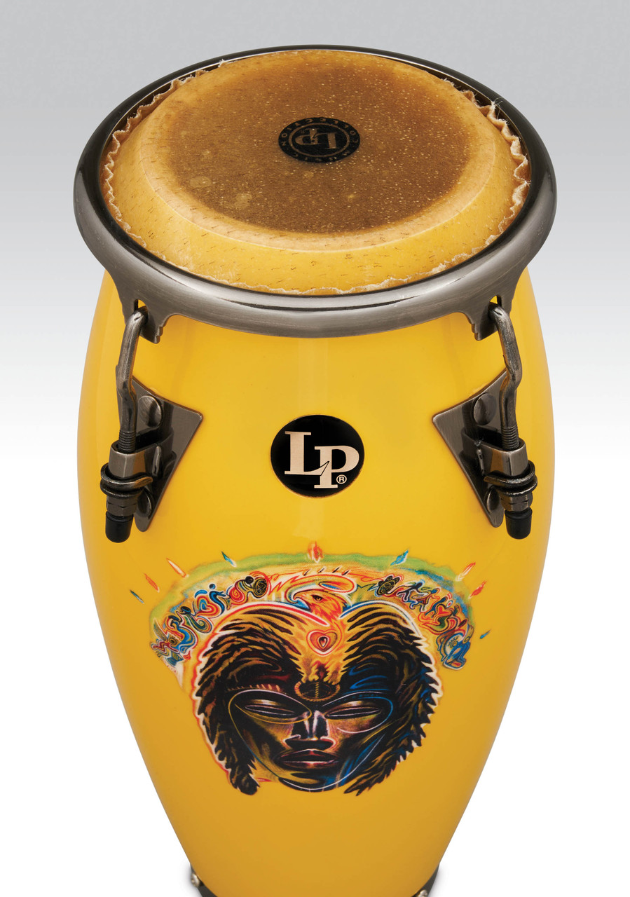 Latin Percussion Santana Africa Speaks Mini Conga - Yellow (LPM197-SAS) | Musician Madness