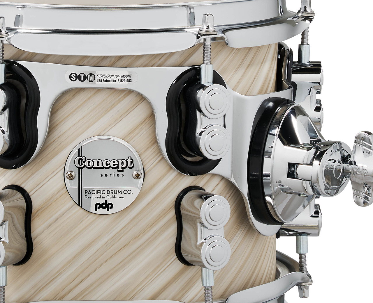 PDP Concept Maple 7-Piece Drum Kit Twisted Ivory with Chrome Hardware (PDCM2217TI) | Musician Madness