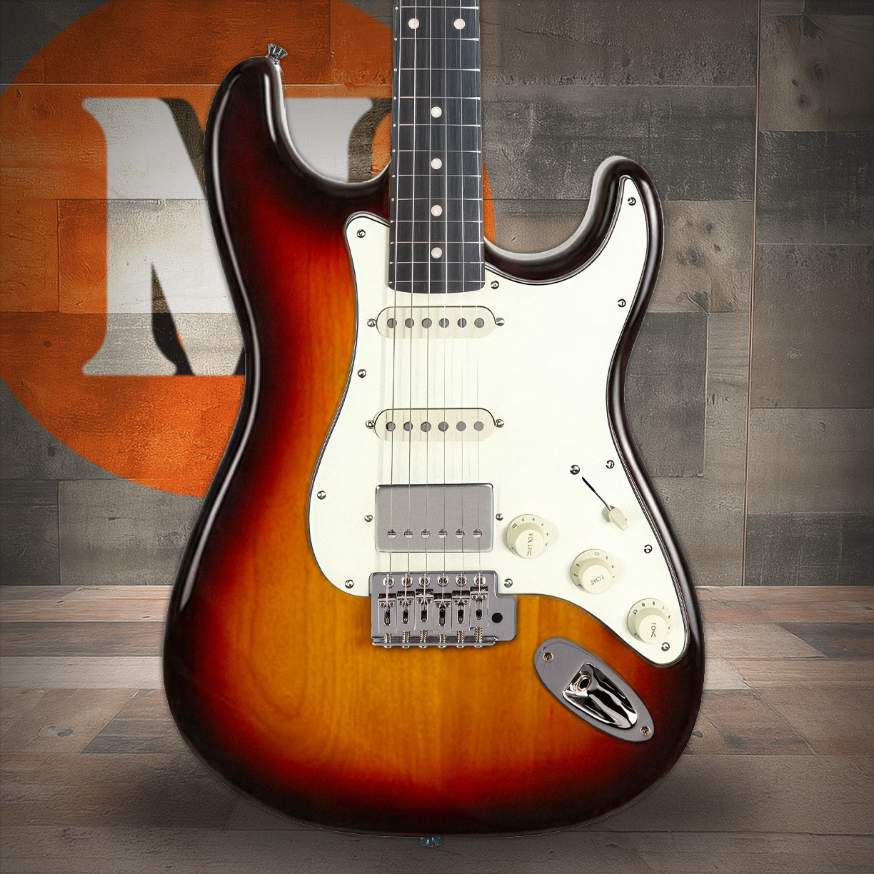 Tokai Hss-style Guitar Alder Body Rosewood Fretboard - 3-tone Sunburst (TOK-AST-423-101R-SH-YS) | Musician Madness