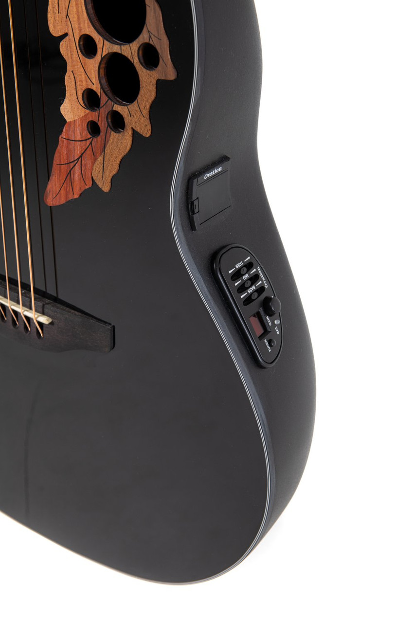 Ovation Celebrity Elite E Left Hand Acoustic Guitar CE44L-5 - Black (CE44L-5-G) | Musician Madness