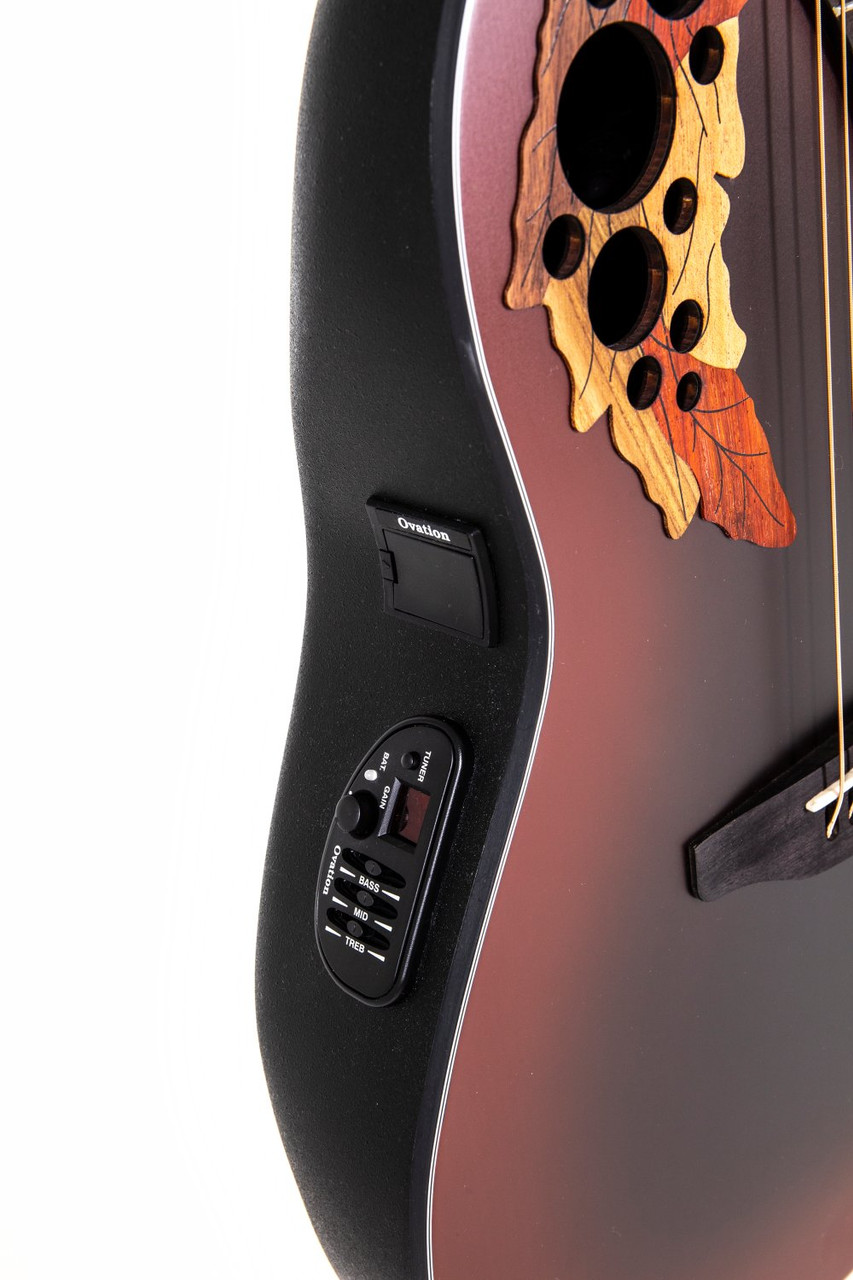 Ovation Celebrity Elite E-Acoustic Guitar CE44-RRB - Reverse Red Burst (CE44-RRB-G) | Musician Madness