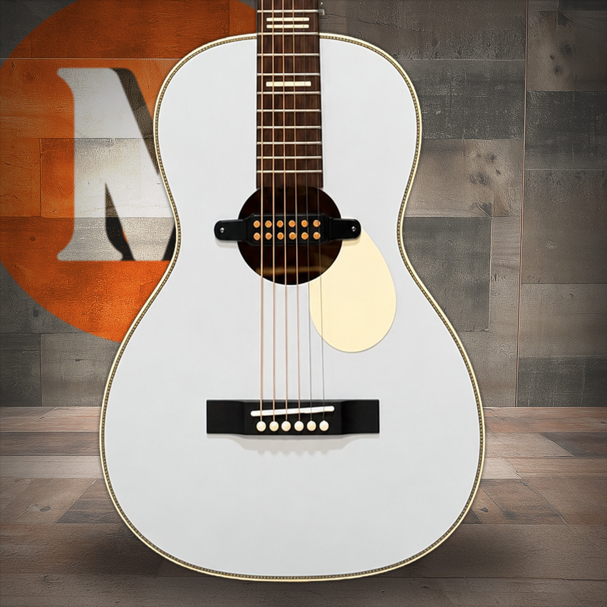 Recording King Dirty 30's Single - Series 7 Parlor - AE w/Gold Foil P/U - Arctic Blue | Musician Madness