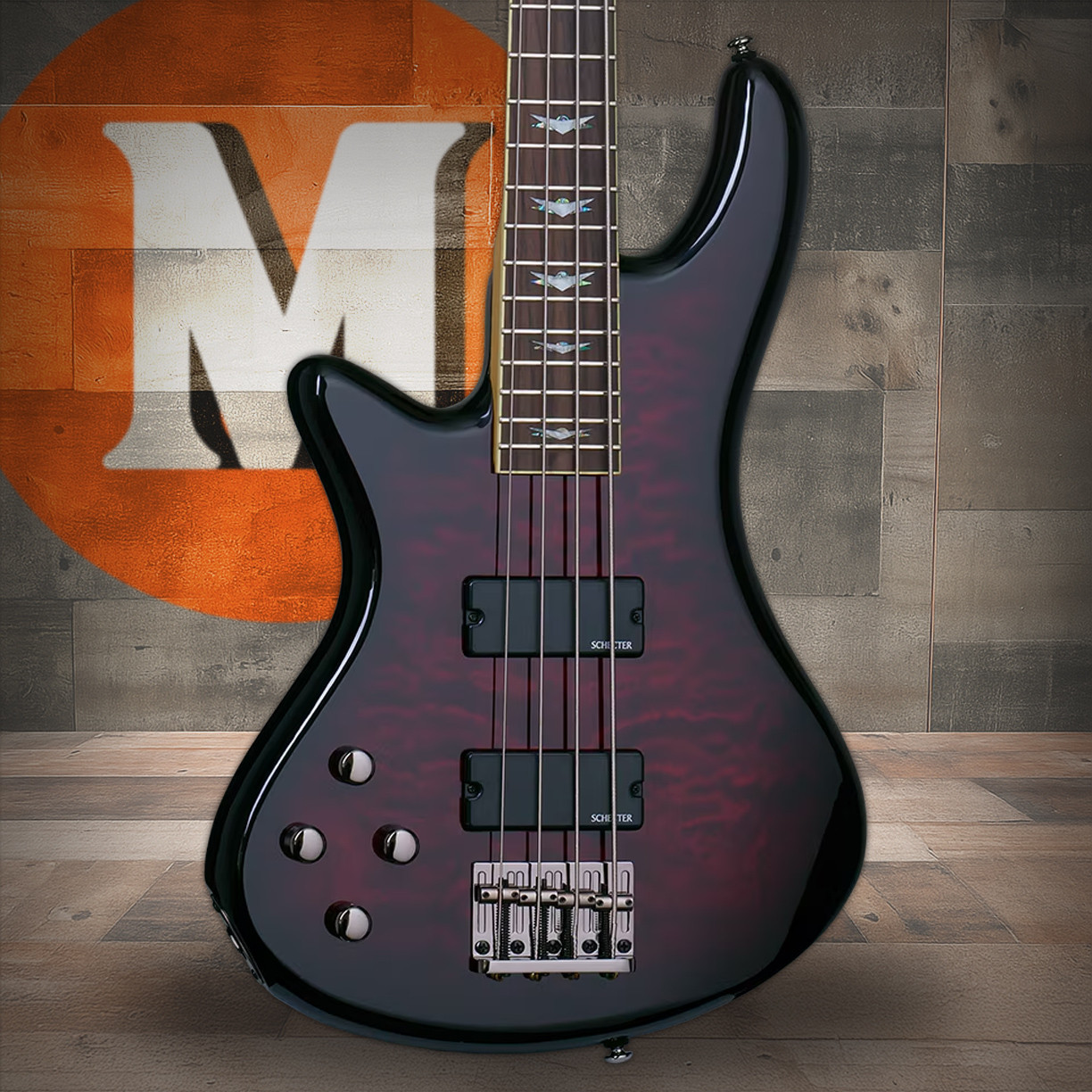 Schecter Stiletto Extreme-4 Left Hand Bass Guitar (2507) | Musician Madness