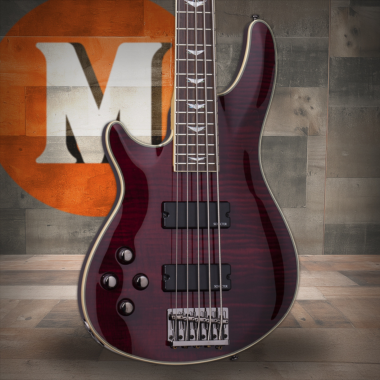 Schecter Omen Extreme-5 Left Hand Bass Guitar (2047) | Musician Madness