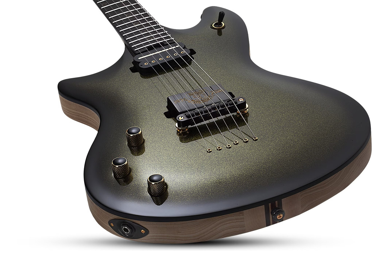 Schecter Tempest 50th Anniversary Left Hand Electric Guitar - Gold Burst (4140) | Musician Madness