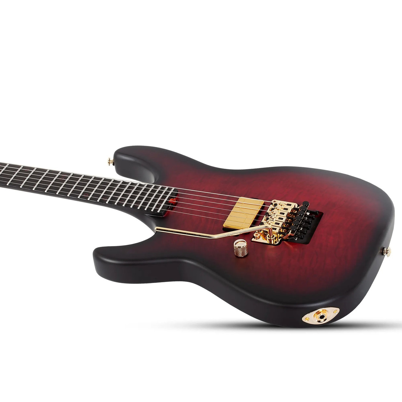 Schecter Miles Dimitri Baker Opus-6 FR Left Hand Electric Guitar - Scarlet Red (2133) | Musician Madness