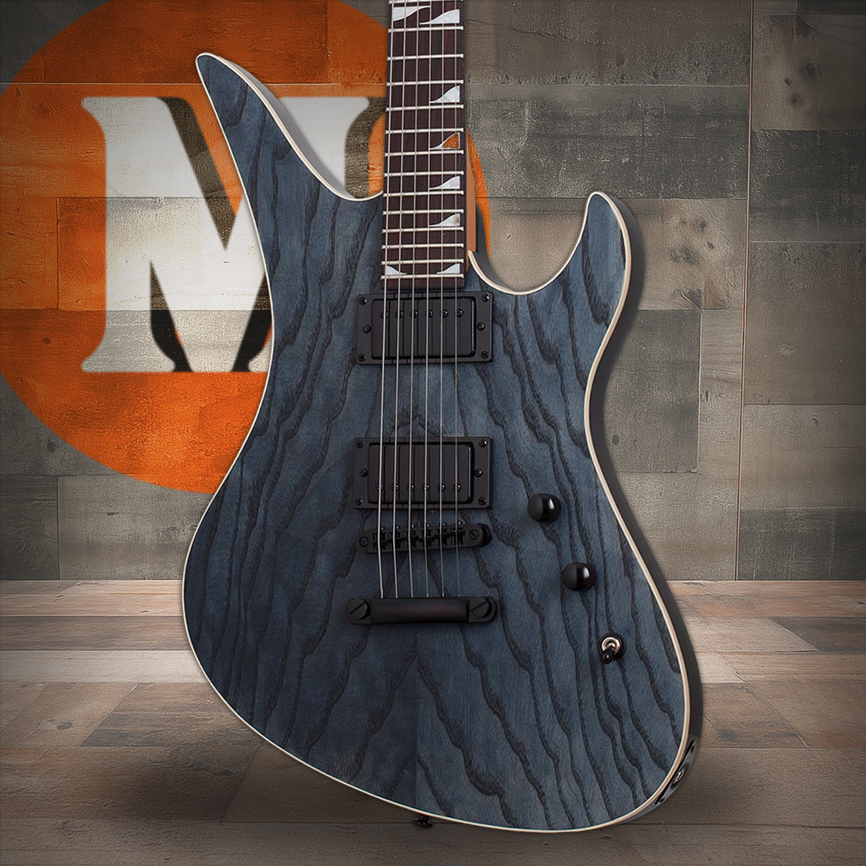 Schecter Avenger Standard Electric Guitar - Charcoal Satin (3964) | Musician Madness