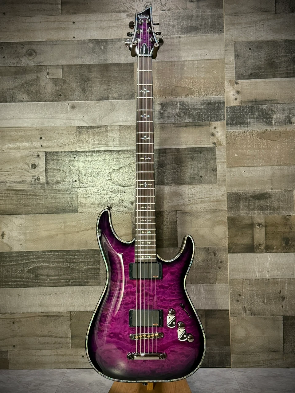Schecter Hellraiser C-VI Electric Guitar - MM Exclusive Trans Purple (3628) | Musician Madness