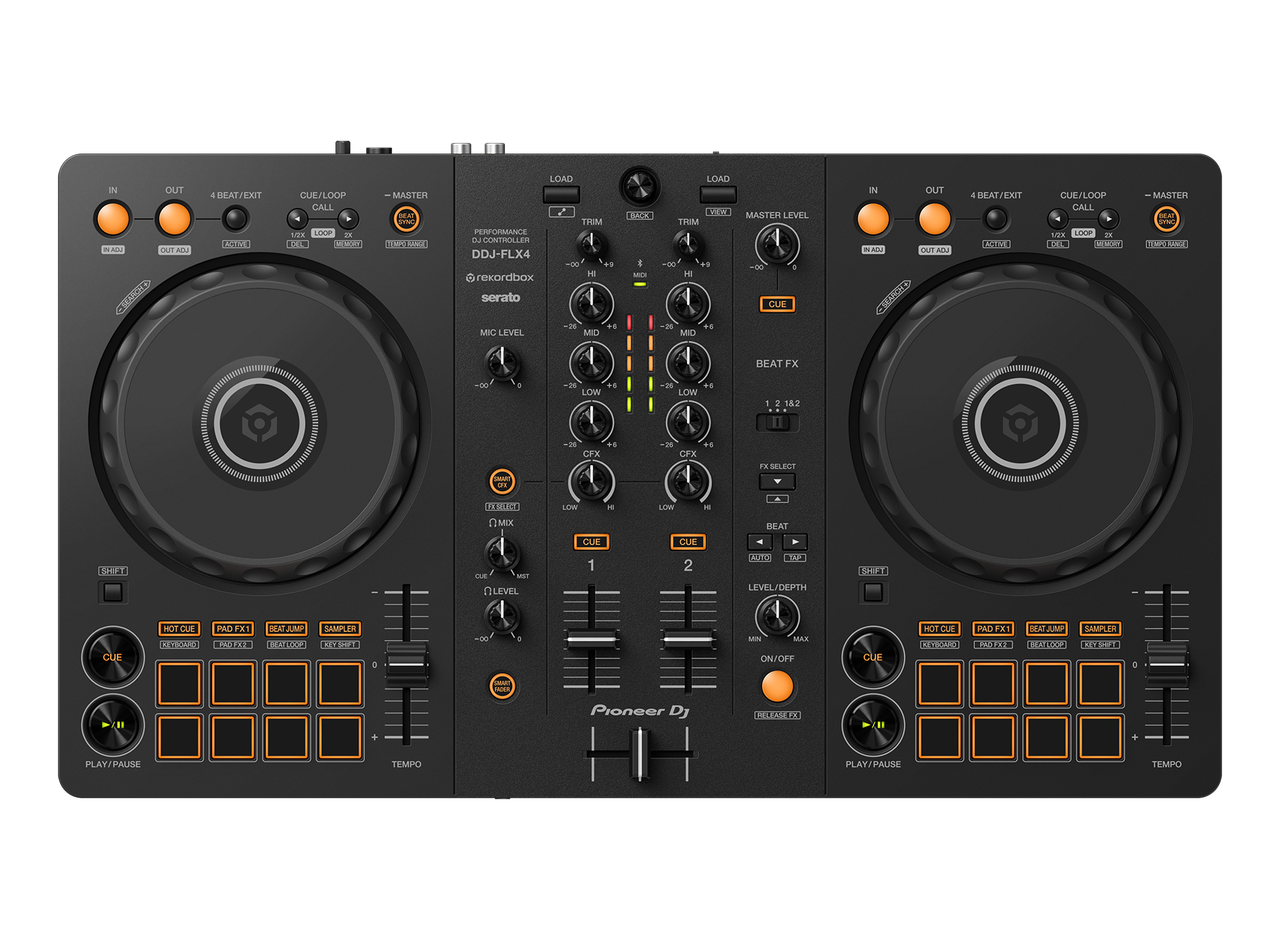 Pioneer DJ DDJ-FLX4 Portable 2-Channel rekordbox DJ and Serato Controller (DDJ-FLX4/SXJ) | Muscian Madness