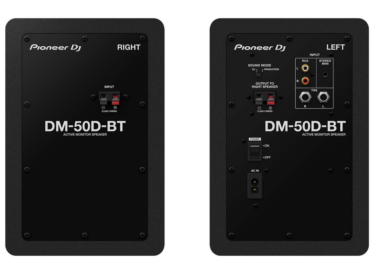 Pioneer DJ DM-50D-BT 5” Desktop Monitor System with Bluetooth (DM-50D-BT) | Musician Madness