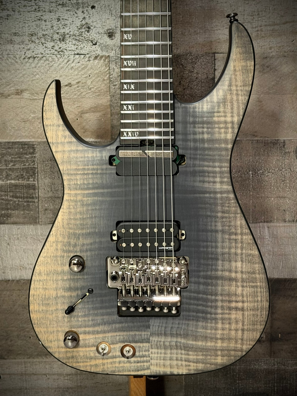 Schecter Banshee Mach-7 FR S Left Hand Electric Guitar - Fallout Burst - Open Box (1419)