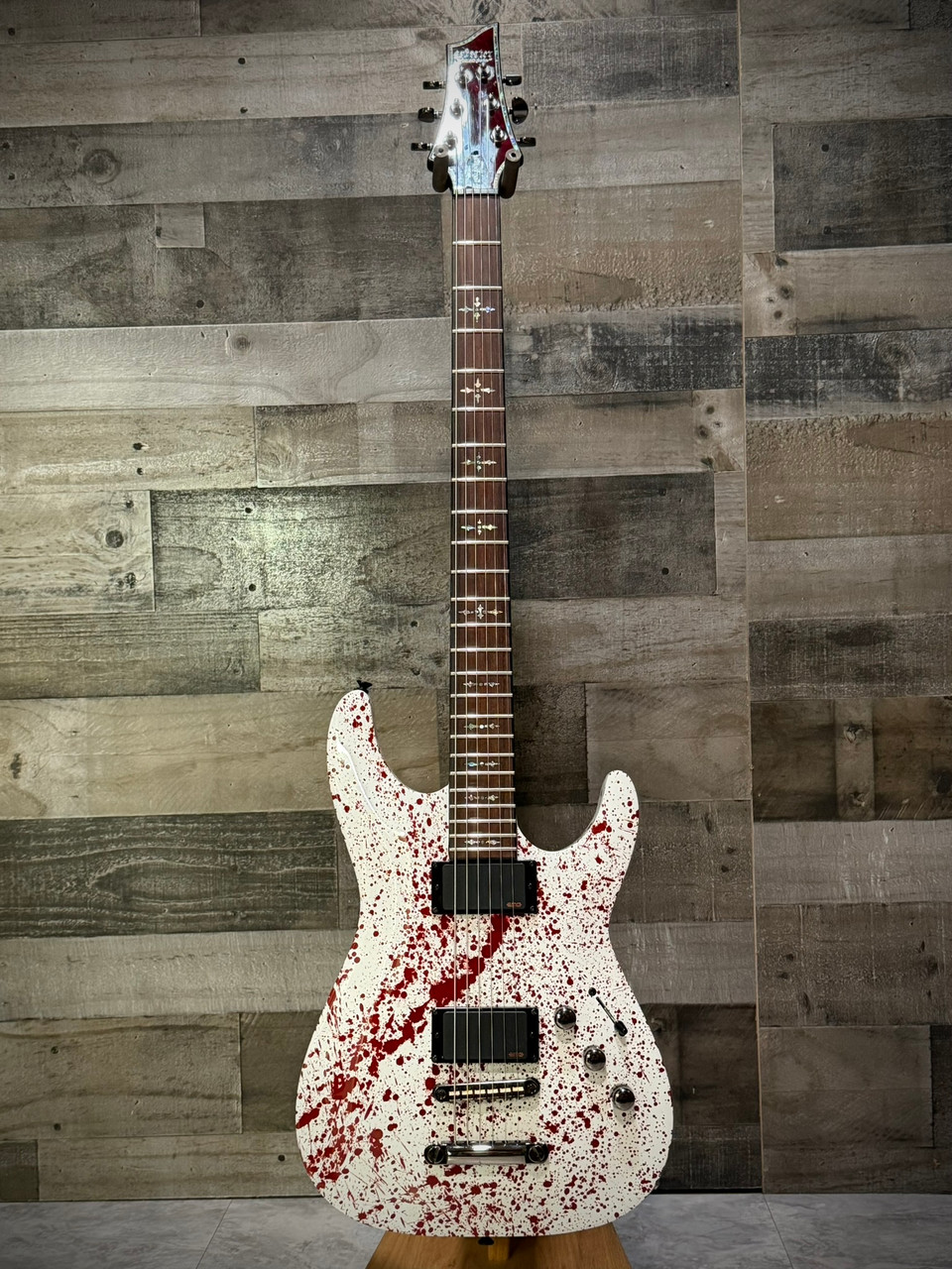 Schecter Hellraiser C-VI Electric Guitar - Blood Splatter (184