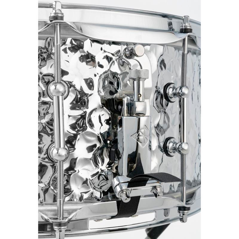 Dixon Cornerstone Concert 6.5 x 14 Hammered Steel Snare Drum Chrome (PDSCC654ST) | Musician Madness